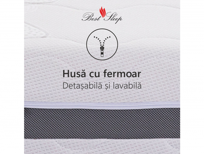 Saltea Latex Lux, H21cm, spume HR, cocos, latex natural, fermitate ridicata [6]