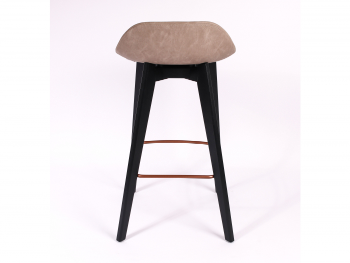 Scaun bar H65cm Amelia, tapitat, personalizabil, lemn masiv stejar, stil contemporan, tapiterie stofa sau piele [8]