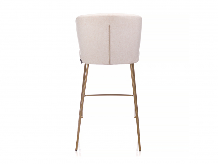 Scaun bar H65cm Stella, tapitat, personalizabil, picioare metalice, stil contemporan, tapiterie stofa sau piele [8]