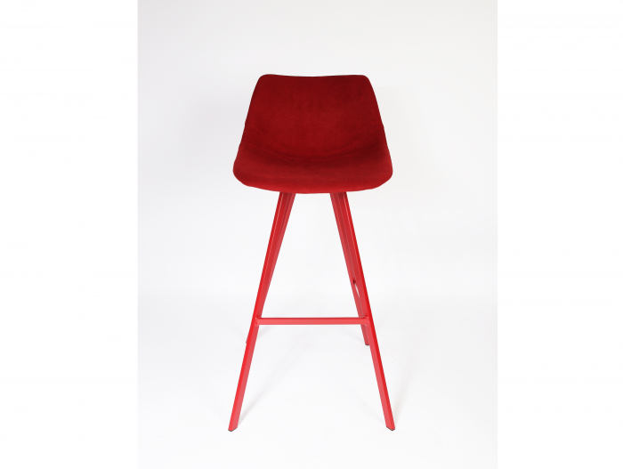 Scaun bar H75cm Carrie, tapitat, personalizabil, picioare metalice, stil contemporan, tapiterie stofa sau piele [6]