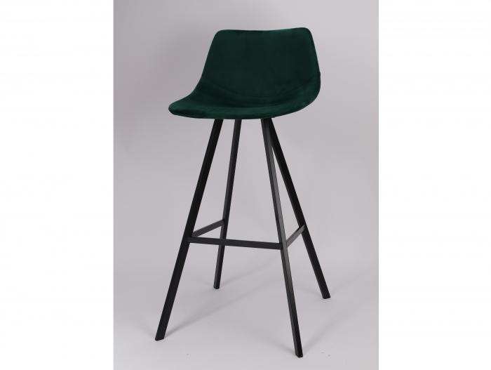 Scaun bar H75cm Carrie, tapitat, personalizabil, picioare metalice, stil contemporan, tapiterie stofa sau piele [10]