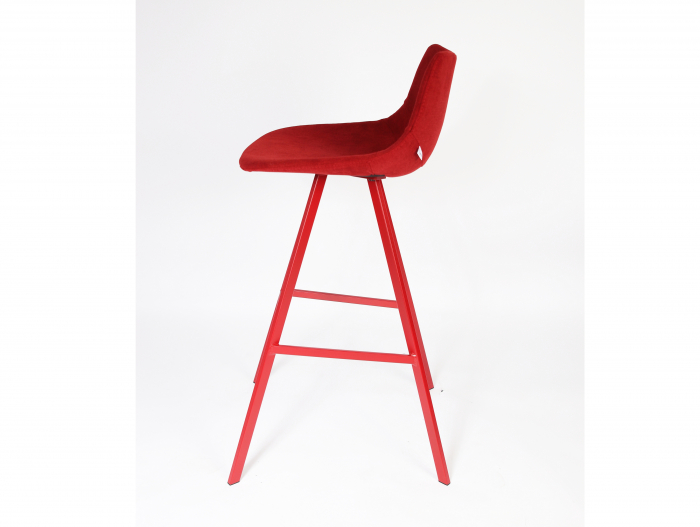 Scaun bar H75cm Carrie, tapitat, personalizabil, picioare metalice, stil contemporan, tapiterie stofa sau piele [7]