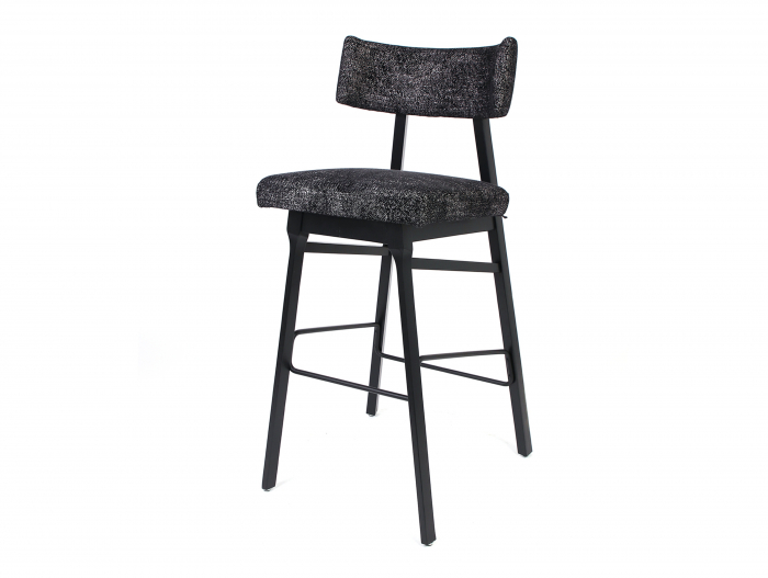 Scaun bar H75cm Chloe, tapitat, personalizabil, lemn masiv stejar, stil contemporan, tapiterie stofa sau piele [11]