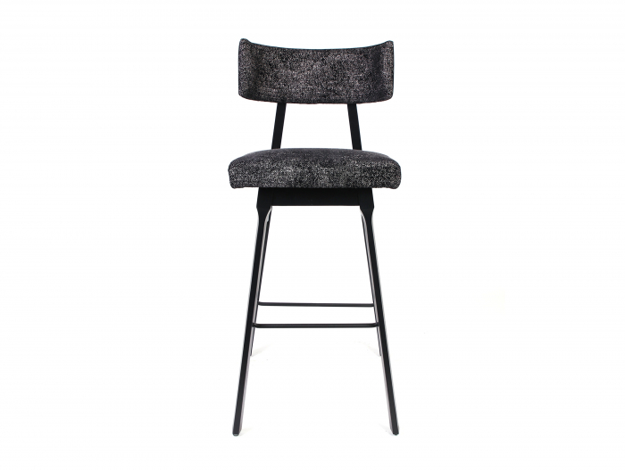 Scaun bar H75cm Chloe, tapitat, personalizabil, lemn masiv stejar, stil contemporan, tapiterie stofa sau piele [12]