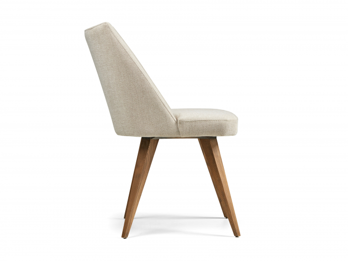 Scaun Brooklyn 39, tapitat, personalizabil, picioare lemn masiv, stil contemporan, tapiterie stofa [2]