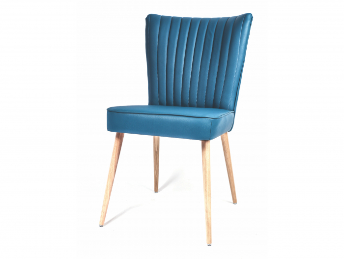 Scaun elegant Christopher, tapitat, personalizabil, lemn masiv stejar, stil contemporan, tapiterie stofa sau piele [13]