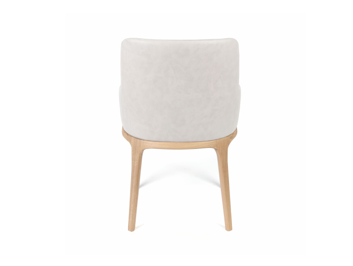 Scaun cu brate Movano, tapitat, personalizabil, picioare lemn masiv, scoica lemn masiv, stil contemporan, tapiterie stofa sau piele [6]