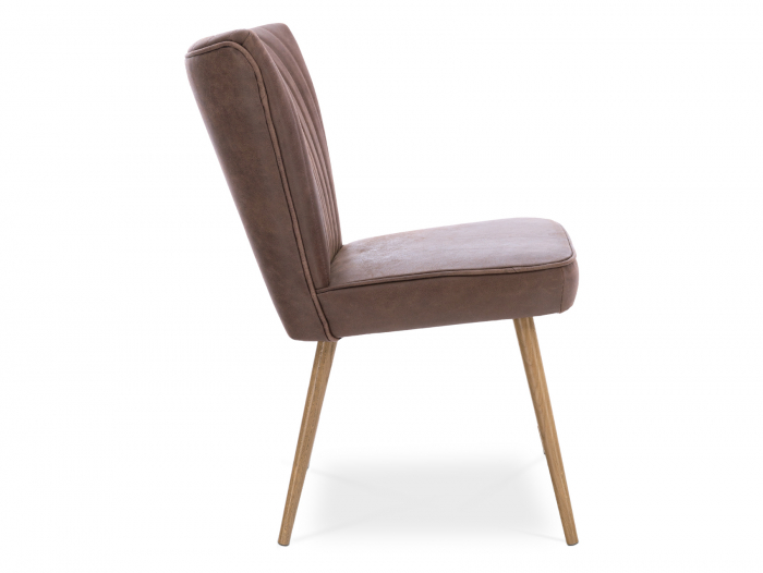 Scaun elegant Christopher, tapitat, personalizabil, lemn masiv stejar, stil contemporan, tapiterie stofa sau piele [6]