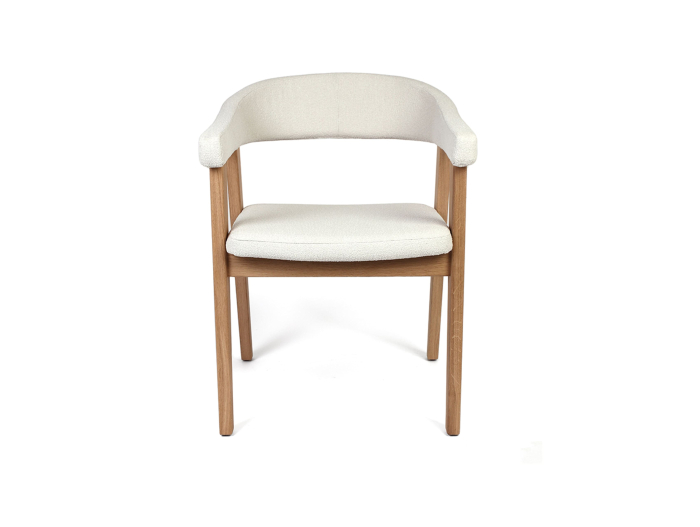 Scaun Linda, tapitat, personalizabil, lemn masiv stejar, stil contemporan, tapiterie stofa sau piele [2]