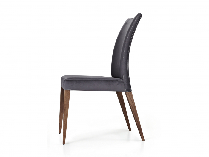 Scaun Milano, tapitat, personalizabil, picioare lemn masiv, stil modern, tapiterie stofa [3]