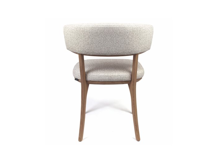 Scaun Molly, tapitat, personalizabil, lemn masiv stejar, stil contemporan, tapiterie stofa sau piele [5]