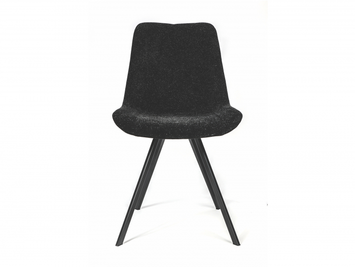 Scaun Patrick, tapitat, personalizabil, picioare metalice, scoica lemn masiv, stil contemporan, tapiterie stofa sau piele [2]