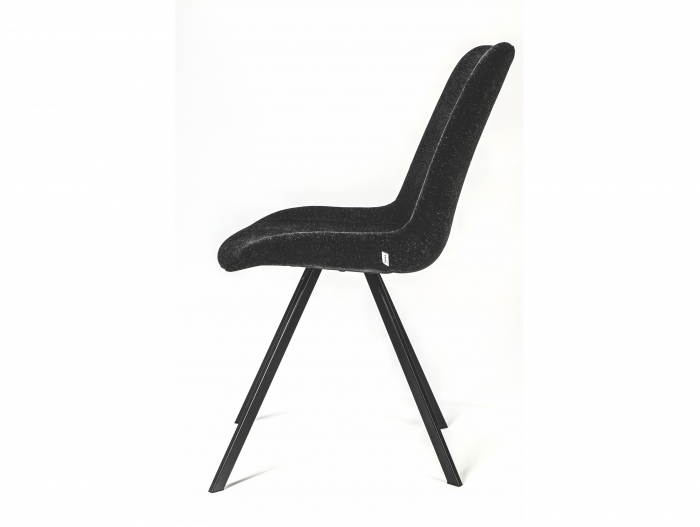 Scaun Patrick, tapitat, personalizabil, picioare metalice, scoica lemn masiv, stil contemporan, tapiterie stofa sau piele [3]