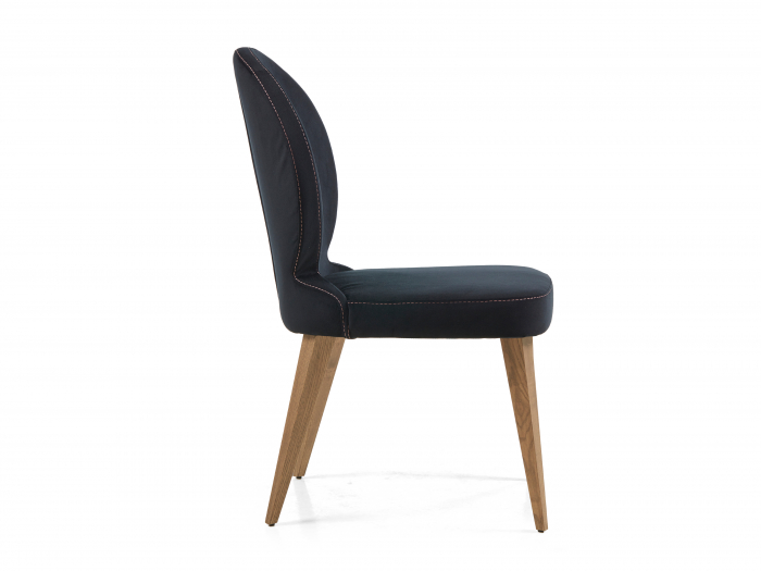 Scaun Rimini, tapitat, personalizabil, picioare lemn masiv, stil clasic, tapiterie stofa [3]