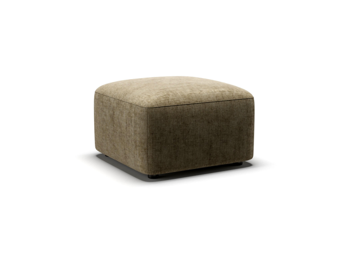 Taburet tapitat Puff One 55x55cm, tapitat, personalizabil, stil minimalist [5]