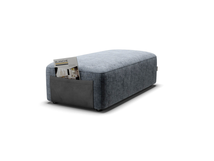 Taburet tapitat Puff Twice 110x55cm, tapitat, personalizabil, stil minimalist [4]
