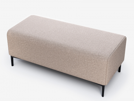 Bancheta dormitor Siena 110x40x40cm, tapitata, personalizabila, picioare metalice 15cm, stil contemporan, tapiterie stofa [1]