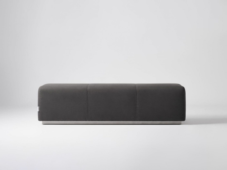 Bancheta dormitor Eterna 60-160cm, tapitata, personalizabila, picioare metalice 11cm, stil contemporan [6]
