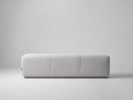 Bancheta dormitor Eterna 60-160cm, tapitata, personalizabila, picioare metalice 11cm, stil contemporan [1]