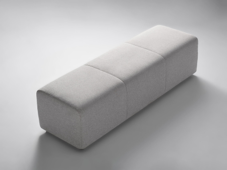 Bancheta dormitor Eterna 60-160cm, tapitata, personalizabila, picioare metalice 11cm, stil contemporan [3]