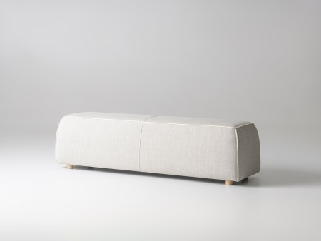 Summer Mood - Bancheta dormitor Limura 60-160cm, tapitata, personalizabila, picioare lemn masiv 4cm, stil contemporan