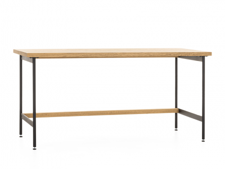 Birou Atlas 160cm, modular, lemn masiv si otel, multiple finisaje disponibile, stil minimalist [3]
