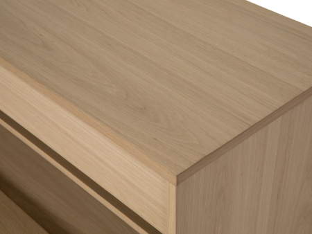 Bufet 2 usi 2 sertare Treviso 240cm, lemn de stejar, picioare metalice, feronerie cu amortizare, multiple finisaje disponibile, stil contemporan [20]