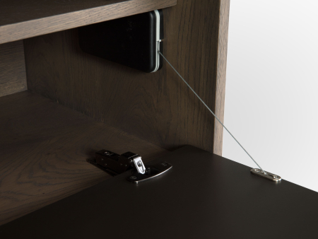 Bufet 2 usi 2 sertare Treviso 240cm, lemn de stejar, picioare metalice, feronerie cu amortizare, multiple finisaje disponibile, stil contemporan [36]