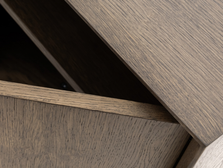 Bufet 4 usi Rimini 227cm, lemn de stejar, picioare metalice, feronerie cu amortizare, multiple finisaje disponibile, stil contemporan [14]