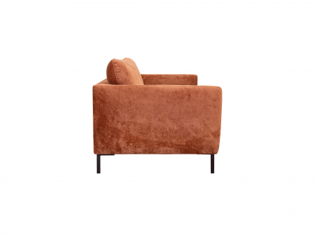 Canapea Brera Modulara Personalizabila 158-233cm Cadru Lemn Masiv Stil Scandinav Tapiterie Stofa sau Piele [3]