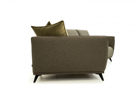 Canapea Canyon Modulara Personalizabila 190-336cm Cadru Lemn Masiv Stil Scandinav Tapiterie Stofa sau Piele [4]