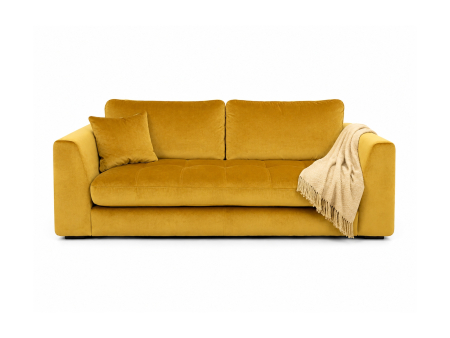 OUTLET - Canapea Carolina Velvet Lux Okre CAT4 SALE