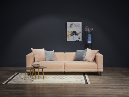 Canapea Extensibila Karol Personalizabila 258cm Stil Contemporan Tapiterie Stofa [1]