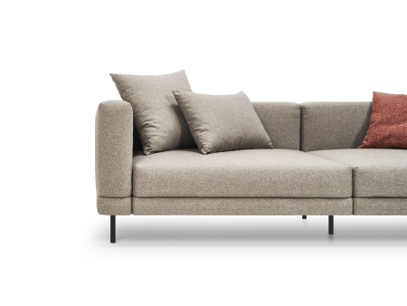 Canapea Extensibila Karol Personalizabila 258cm Stil Contemporan Tapiterie Stofa [13]