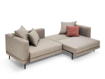 Canapea Extensibila Karol Personalizabila 258cm Stil Contemporan Tapiterie Stofa [6]