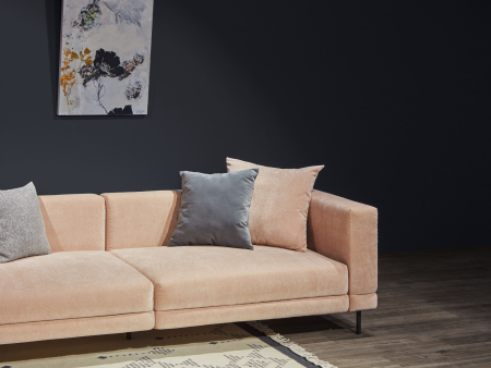 Canapea Extensibila Karol Personalizabila 258cm Stil Contemporan Tapiterie Stofa [14]