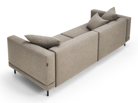 Canapea Extensibila Karol Personalizabila 258cm Stil Contemporan Tapiterie Stofa [12]