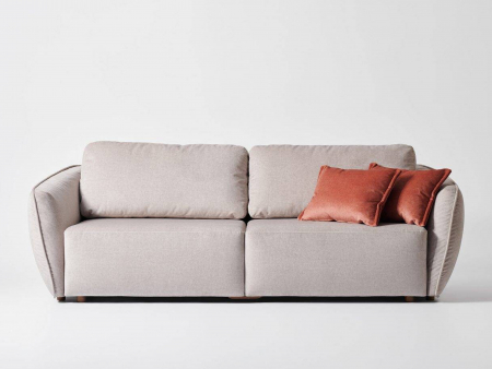 Top vanzari in ultimele luni - Canapea Extensibila Moon Personalizabila 248cm Stil Contemporan Cadru Lemn Masiv Tapiterie Stofa