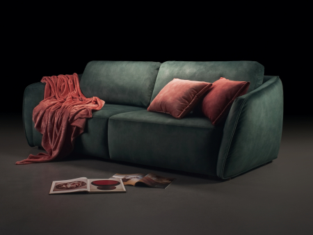 Canapea Extensibila Moon Personalizabila 248cm Stil Contemporan Cadru Lemn Masiv Tapiterie Stofa [27]