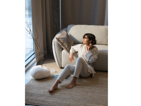 Canapea Extensibila Moon Personalizabila 248cm Stil Contemporan Cadru Lemn Masiv Tapiterie Stofa [25]