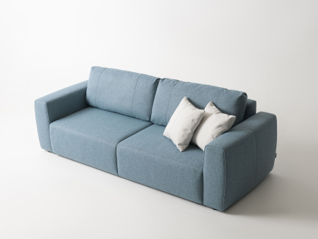 Canapea Extensibila Moss Personalizabila 225-255cm Stil Contemporan Masiv Tapiterie Stofa [15]