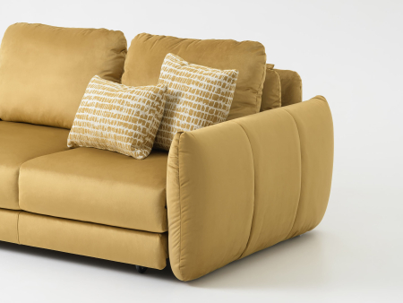 Canapea Extensibila Muna Personalizabila 170-230cm Stil Contemporan Tapiterie Stofa [5]