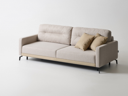 Canapea Extensibila cu Spatiu de Depozitare Notta Personalizabila 196-236cm Stil Contemporan Tapiterie Stofa [6]