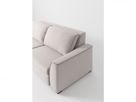 Canapea Extensibila cu Spatiu de Depozitare Puro Personalizabila 205-240cm Stil Contemporan Tapiterie Stofa [7]