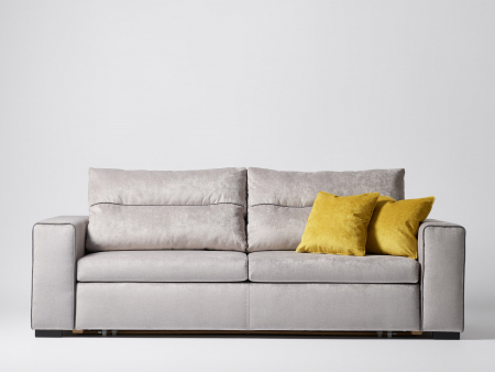 Canapele - Canapea Extensibila cu Spatiu de Depozitare Sky Personalizabila 190-243cm Stil Contemporan Cadru Lemn Masiv Tapiterie Stofa