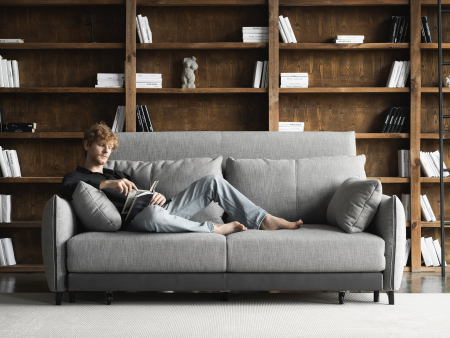 Canapea Extensibila Tulon Personalizabila 187-227cm Stil Contemporan Tapiterie Stofa [1]