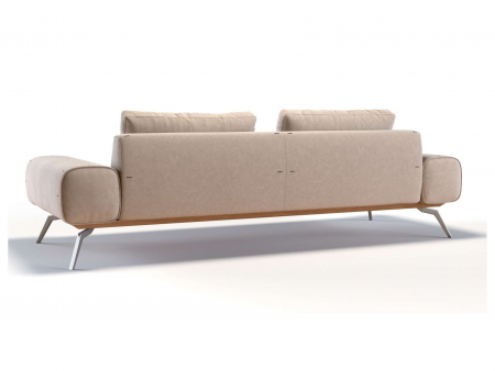 Canapea Linda Modulara Personalizabila 256cm Stil Contemporan Cadru Metal Tapiterie Stofa sau Piele [17]