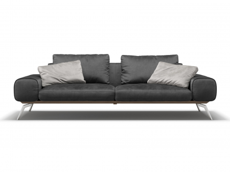 Canapea Linda Modulara Personalizabila 256cm Stil Contemporan Cadru Metal Tapiterie Stofa sau Piele [5]