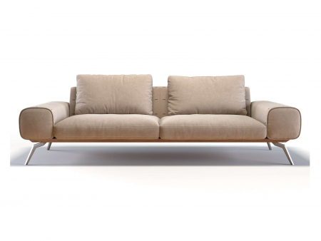 Canapea Linda Modulara Personalizabila 256cm Stil Contemporan Cadru Metal Tapiterie Stofa sau Piele [13]