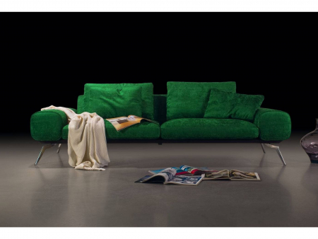 Canapea Linda Modulara Personalizabila 256cm Stil Contemporan Cadru Metal Tapiterie Stofa sau Piele [23]